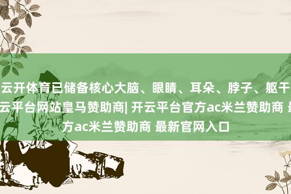 云开体育已储备核心大脑、眼睛、耳朵、脖子、躯干干系时代-开云平台网站皇马赞助商| 开云平台官方ac米兰赞助商 最新官网入口